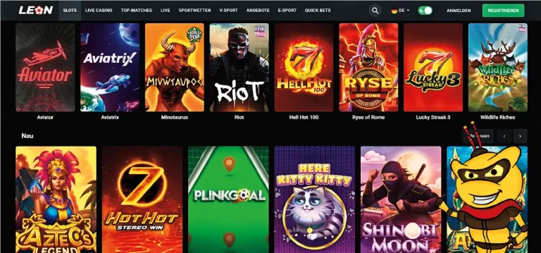 Willkommen im Live Casino von Leon!