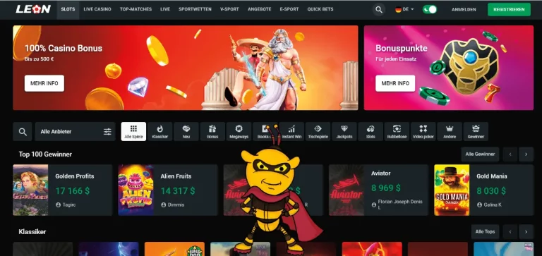 Erleben Sie das Beste von Leon Casino